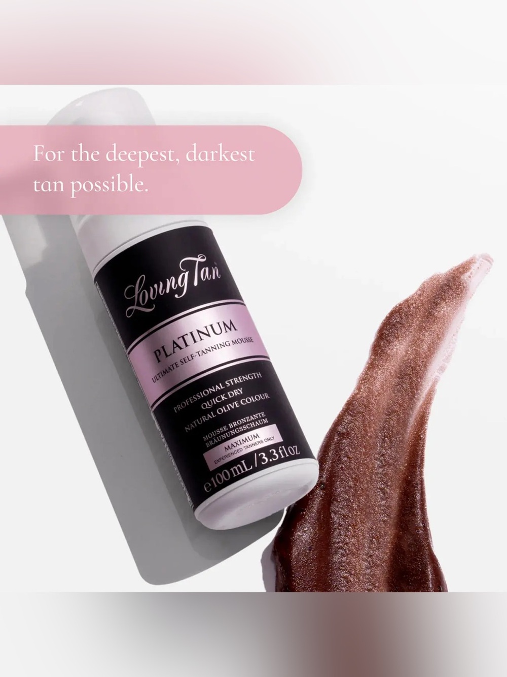 Loving Tan Platinum Self-Tanning Mousse - SEALED
